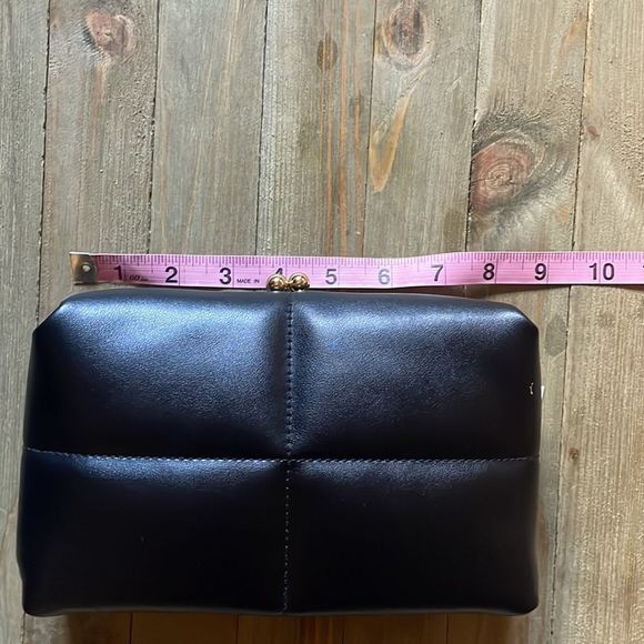 A New Day Quilted Black Clutch Small Crossbody Bag - Picture 7 of 8